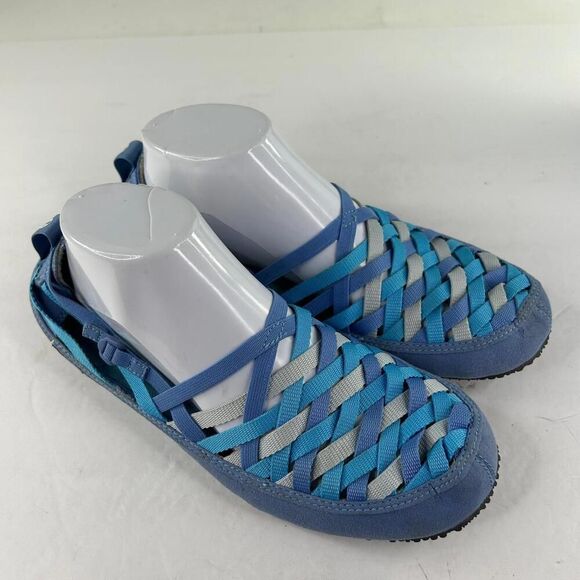 PATAGONIA Pearl Lattice Performance Shoe Women US 9 Railroad Blue Outdoor Hiking - Picture 5 of 10